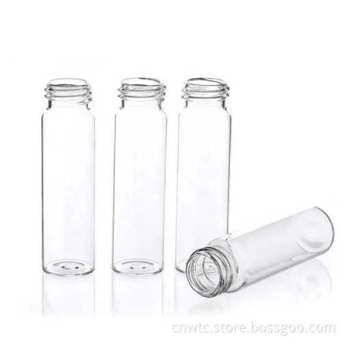 40mL Clear Glass Bottle - Lab Bottle Made of Borosilicate Glass